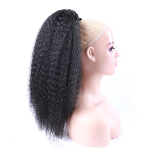 Täglich Haar High Puff Afro Haarteil Gefälschte synthetische Kordelzug Pferdeschwanz Elastische Haarverlängerung for Frauen Kinky Curly Pferdeschwanz Synthetisch Haarstücke(Natural black,24inches) Täglich Haar High Puff Afro Haarteil Gefälschte synthetische Kordelzug Pferdeschwanz Elastische Haarverlängerung for Frauen Kinky Curly Pferdeschwanz Synthetisch Haarstücke(Natural black,24inches) von LJHFG63KUYT