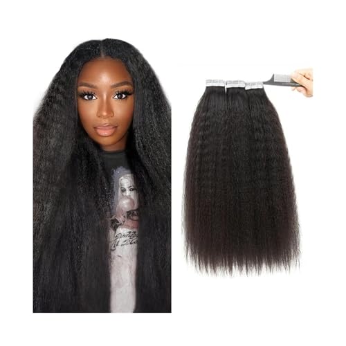 Täglicher Gebrauch Tape-in-Haarverlängerungen, Echthaar, for schwarze Frauen, natürliches schwarzes Remy-Haar, verworren, gerade, unsichtbar, Tape-in-Haarverlängerungen, 20 Stück, 50 g Sehr praktisch( Täglicher Gebrauch Tape-in-Haarverlängerungen, Echthaar, for schwarze Frauen, natürliches schwarzes Remy-Haar, verworren, gerade, unsichtbar, Tape-in-Haarverlängerungen, 20 Stück, 50 g Sehr praktisch( von LJHFG63KUYT
