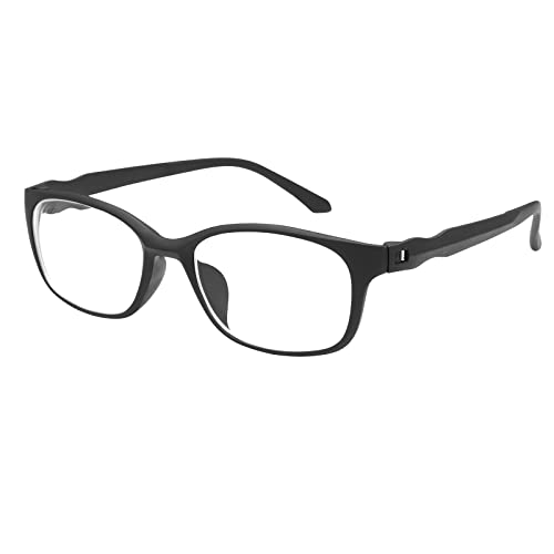 Schwarz Volle Felgen Kurzsichtig Myopie Für Herren Frauen Abstand Brille Leicht Brillen Kurzsichtigkeit Fernbrille Mode Distanz Brillen Gläser Blaulichtfilter Distanzgläser DAS SIND KEINE LESEBRILLEN von YIMI