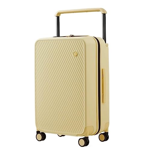 LJKSHNCX Koffer mit großem Fassungsvermögen, Handgepäckkoffer, einziehbarer breiter Griff, Koffer für Männer und Frauen, Business-Koffer, Reisekoffer, geeignet für den Außenbereich von LJKSHNCX