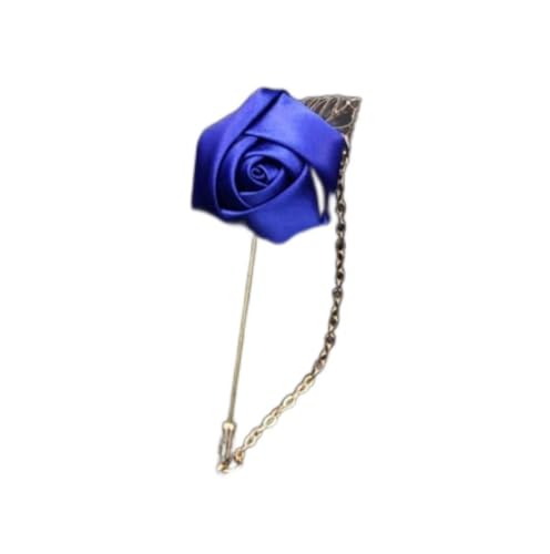 Brosche Broschen für Frauen Männer Dekoration Brosche Pin Clip Ornament Individualität Geschenk Brosche Schmuck für Frauen Broschen für Frauen (blau: Weinrot, Größe: 9 * 3 cm) (BLAU 9 * 3 cm) von LJQZFWXX