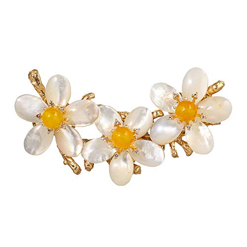 Damen-Broschen, Vintage-Kleidung, Dekoration, Schmuck, Broschennadeln, stimmungsvoll, elegant, Retro-Boutonniere-Brosche, Blumenbrosche für Party, Hochzeit (mehrfarbig) von LJQZFWXX