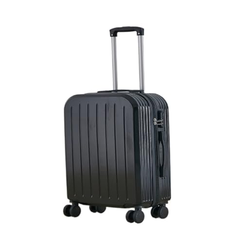 Koffer Gepäck Damen Klein Leicht 20 Zoll Student Ins Neue Passwortbox 26 Gepäck Trolley Box Trend 24 Suitcase (Color : Black, Size : 20in) von LJSPTU