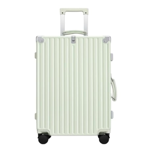 LJSPTU Koffer Retro Trolley Case Universal Rad Aluminium Rahmen Gepäck 20 Zoll Boarding Case Herren Gepäck Damen Suitcase (Color : A, Size : 20in) von LJSPTU