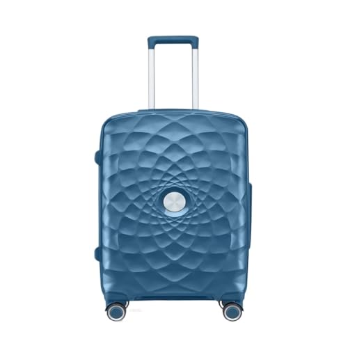 LJSPTU Koffer Trolley-Koffer mit Aluminiumrahmen, Universalräder, 24-Zoll-Trolley-Koffer, 26-Zoll-Koffer for Männer und Frauen Suitcase (Color : A, Size : 20in) von LJSPTU