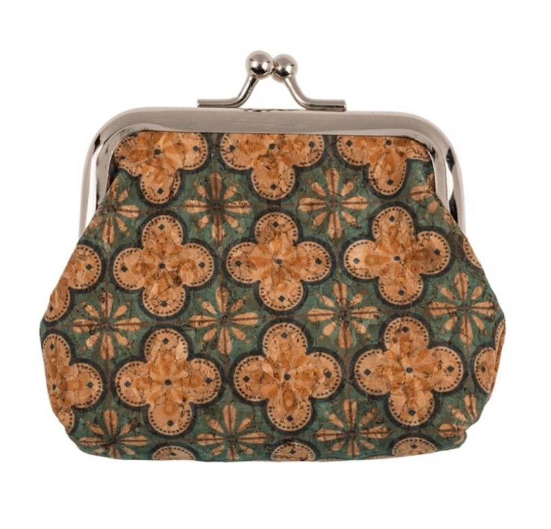 LK Trend & Style Mini Geldbörse aus Kork mit Mandala Motiv (Boho Style), Funktionalität trifft auf Stil von LK Trend & Style