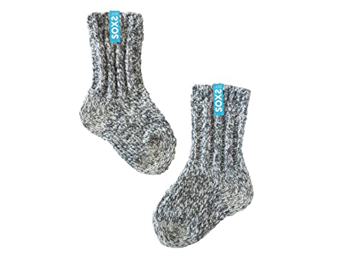 LK Trend & Style SOXS Rutschfeste Babysocken,1 Paar Antirutschsocken für Babys und Zwillinge 0-28 Monate, Anti-Kratz Superweich Atmungsaktiv Baumwollsocken, Stoppersocken für Kleinkinder (Jungs) von LK Trend & Style