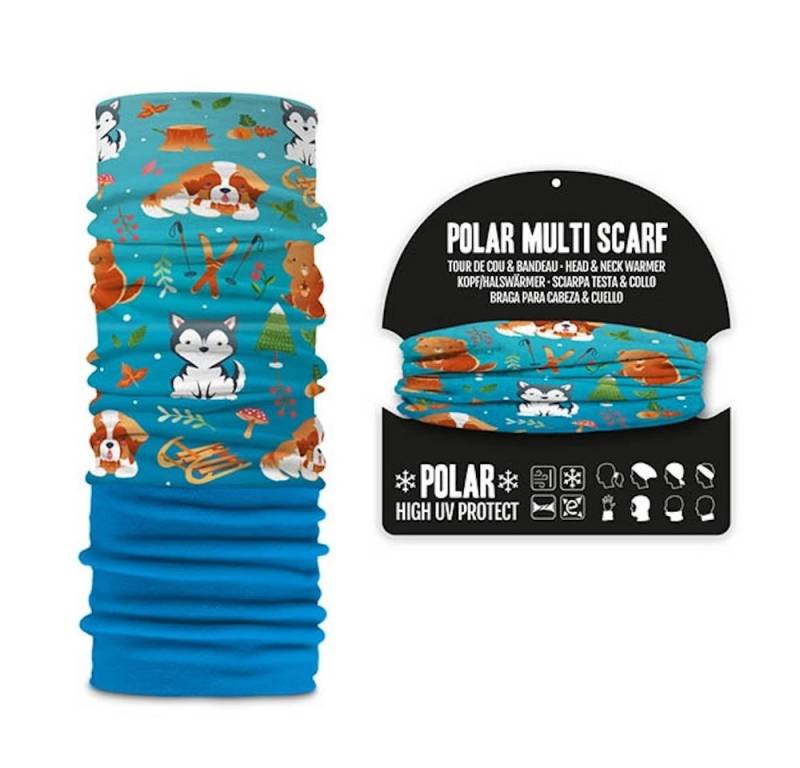 LK Trend & Style Schal Multifunktionaler Halswärmer Schlauch Loop Mütze Stirnband, (Multifunktionstuch), Fleece Gewebe vielseitig verwendbar von LK Trend & Style