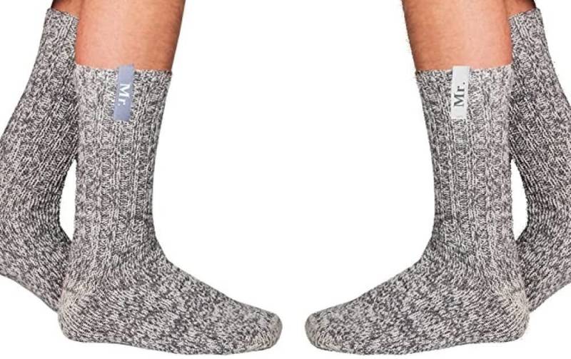 LK Trend & Style Socken von SOXS.CO sind DIE Schafwollsocken. Mr.&Mr. Label (ein großartiges Geschenk, Pärchen 2 Paar Männer Socken) Socken für Dich und Deinen Lieblingsmensch! von LK Trend & Style