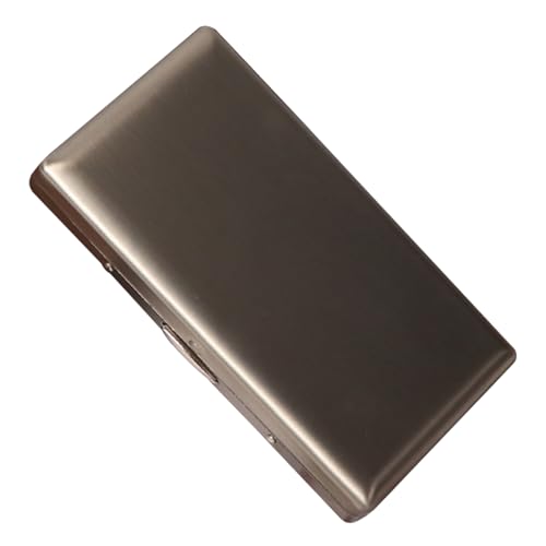 tragbare Zigarettenkartons mit Vintage-Metall, Metallgehäuse for 18–20 s, Mehrfarbig(Silver) von LKAMCBZMF