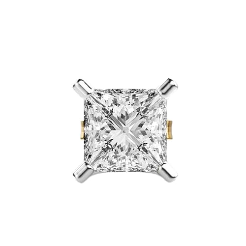925 Sterling Silber Herren-Ohrstecker im Prinzessinnen-Stil | Vergoldung | Steinzahl 1 | Edelsteingröße 0,30–0,39 mm | Gewicht 0,3 Karat | Form Prinzessin | 1,64 Gramm | • Luxus •|LKE_G_00012 925 Sterling Silber Herren-Ohrstecker im Prinzessinnen-Stil | Vergoldung | Steinzahl 1 | Edelsteingröße 0,30–0,39 mm | Gewicht 0,3 Karat | Form Prinzessin | 1,64 Gramm | • Luxus •|LKE_G_00012 von LKBEADS