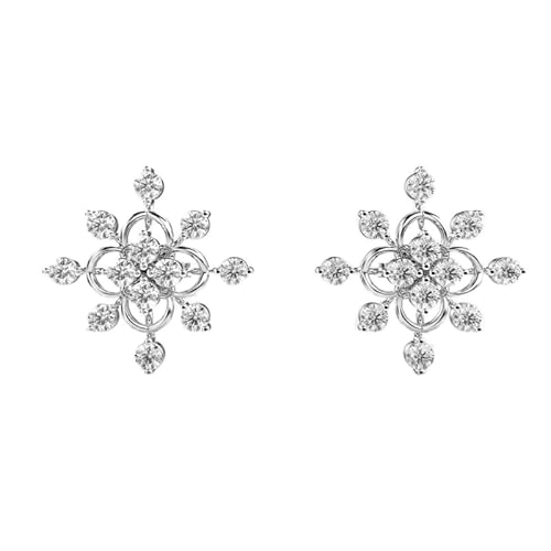 925 Sterling Silber Pinwheel Ohrstecker | Versilberung Nr. Stein-24 Edelsteingröße-0,01-0,10mm | Gewicht-0,83 Karat Form-rund | 3,936 Gramm | LKE_W_00048 von LKBEADS