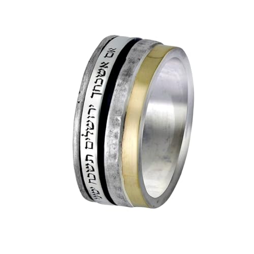 925 Sterling Silber Spinner Ring Unisex, minimalistisches Meditations-Fidget-Band, Meditation zur Angstlinderung, rotierender, gehämmerter Boho-Ring für Entspannung und Komfort | LK_SPV_T_0964 925 Sterling Silber Spinner Ring Unisex, minimalistisches Meditations-Fidget-Band, Meditation zur Angstlinderung, rotierender, gehämmerter Boho-Ring für Entspannung und Komfort | LK_SPV_T_0964 von LKBEADS