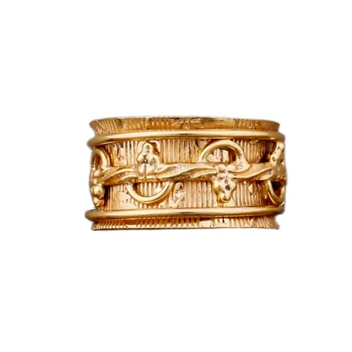 925 Sterling Silber Spinner Ring Unisex, minimalistisches Meditations-Fidget-Band, Meditation zur Angstlinderung, rotierender, gehämmerter Boho-Ring für Entspannung und Komfort | LK_SPV_T_1062 von LKBEADS