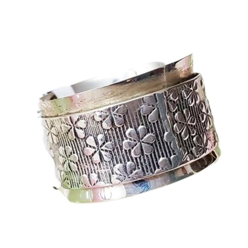 925 Sterling Silber Spinner Ring Unisex, minimalistisches Meditations-Fidget-Band, Meditation zur Angstlinderung, rotierender, gehämmerter Boho-Ring für Entspannung und Komfort | LK_SPV_T_1126 von LKBEADS