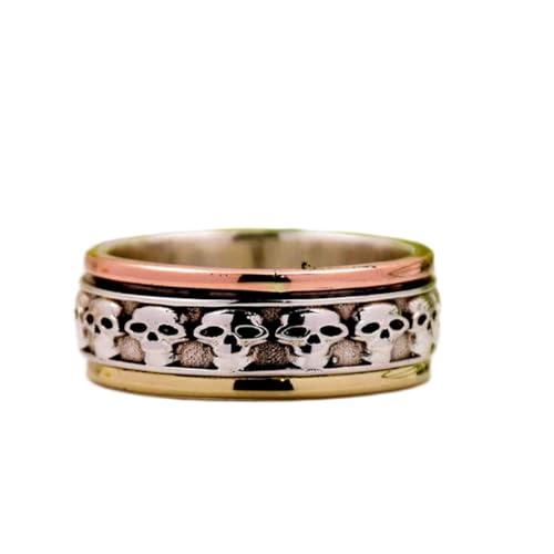 925 Sterling Silber Spinner Ring Unisex, minimalistisches Meditations-Fidget-Band, Meditation zur Angstlinderung, rotierender, gehämmerter Boho-Ring für Entspannung und Komfort|LK_SPV_TTT_0064 925 Sterling Silber Spinner Ring Unisex, minimalistisches Meditations-Fidget-Band, Meditation zur Angstlinderung, rotierender, gehämmerter Boho-Ring für Entspannung und Komfort|LK_SPV_TTT_0064 von LKBEADS