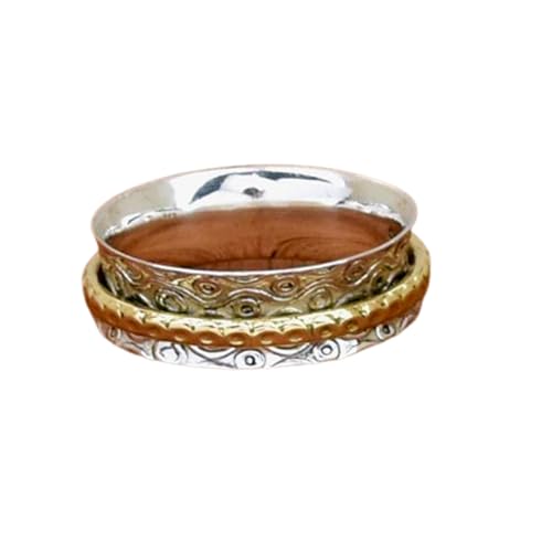 925 Sterling Silber Spinner Ring Unisex, minimalistisches Meditations-Fidget-Band, Meditation zur Angstlinderung, rotierender, gehämmerter Boho-Ring für Entspannung und Komfort | LK_VSP_TT_0271 925 Sterling Silber Spinner Ring Unisex, minimalistisches Meditations-Fidget-Band, Meditation zur Angstlinderung, rotierender, gehämmerter Boho-Ring für Entspannung und Komfort | LK_VSP_TT_0271 von LKBEADS