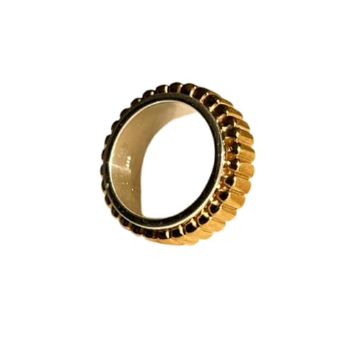 925 Sterling Silber Spinner Ring Unisex, minimalistisches Meditations-Fidget-Band, Meditation zur Angstlinderung, rotierender, gehämmerter Boho-Ring für Entspannung und Komfort | LK_VSP_TT_0457 von LKBEADS