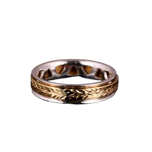 925 Sterling Silber Spinner Ring Unisex, minimalistisches Meditations-Fidget-Band, Meditation zur Angstlinderung, rotierender, gehämmerter Boho-Ring für Entspannung und Komfort | LK_VSP_TT_0540 925 Sterling Silber Spinner Ring Unisex, minimalistisches Meditations-Fidget-Band, Meditation zur Angstlinderung, rotierender, gehämmerter Boho-Ring für Entspannung und Komfort | LK_VSP_TT_0540 von LKBEADS