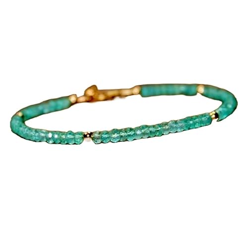 Apatit, 2 mm, Rondellform, facettierte Perlen, 17,8 cm, vergoldeter Verschluss, Armband für Männer und Frauen | LK_STACK_00547 Apatit, 2 mm, Rondellform, facettierte Perlen, 17,8 cm, vergoldeter Verschluss, Armband für Männer und Frauen | LK_STACK_00547 von LKBEADS