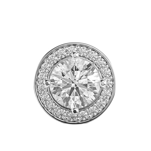 Charmante Halo-Ohrstecker für Herren aus 925er Sterlingsilber | Versilberung, Nr. Stein: 20, Edelsteingröße: 0,10–0,89 mm | Gewicht: 0,952 Karat, Form: rund | 2,468 Gramm | • Luxus • W_00116 Charmante Halo-Ohrstecker für Herren aus 925er Sterlingsilber | Versilberung, Nr. Stein: 20, Edelsteingröße: 0,10–0,89 mm | Gewicht: 0,952 Karat, Form: rund | 2,468 Gramm | • Luxus • W_00116 von LKBEADS