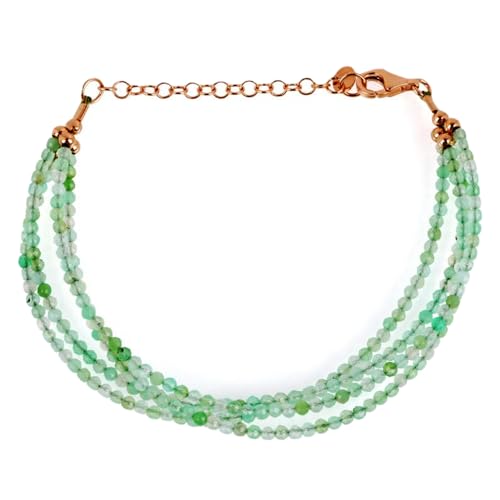 Chrysopras, 2 mm, runde Form, facettierte Schliffperlen, 17,8 cm, verstellbarer vergoldeter Verschluss, Armband für Männer und Frauen | LK_STACK_02068 Chrysopras, 2 mm, runde Form, facettierte Schliffperlen, 17,8 cm, verstellbarer vergoldeter Verschluss, Armband für Männer und Frauen | LK_STACK_02068 von LKBEADS