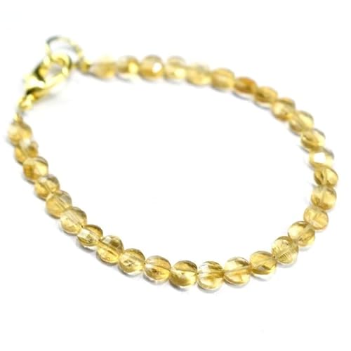 Citrin, 6 mm, münzförmig, facettierte Perlen, 17,8 cm, vergoldeter Verschluss, Armband für Männer und Frauen | LK_STACK_02089 Citrin, 6 mm, münzförmig, facettierte Perlen, 17,8 cm, vergoldeter Verschluss, Armband für Männer und Frauen | LK_STACK_02089 von LKBEADS
