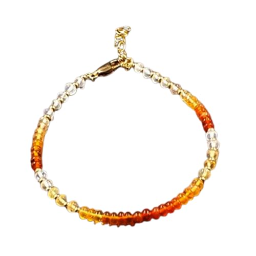 Feueropal, 3,5 mm, Rondellform, glatt geschliffene Perlen, 17,8 cm, verstellbarer vergoldeter Verschluss, Armband für Männer und Frauen | LK_STACK_02887 Feueropal, 3,5 mm, Rondellform, glatt geschliffene Perlen, 17,8 cm, verstellbarer vergoldeter Verschluss, Armband für Männer und Frauen | LK_STACK_02887 von LKBEADS