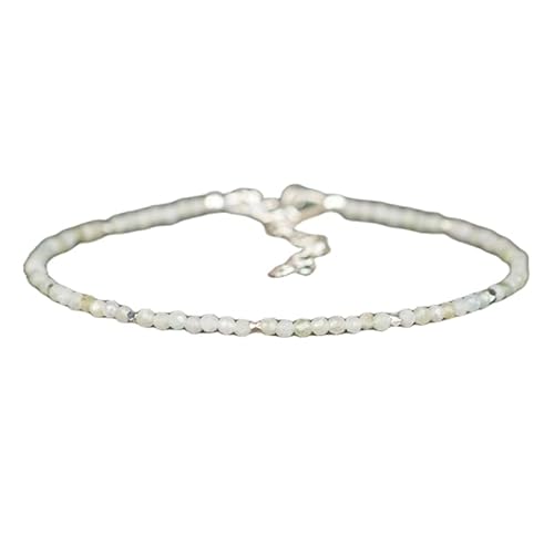 Jadeit-Perlen, rund, 2 mm, facettiert, geschliffen, 17,8 cm, verstellbarer, versilberter Verschluss, Armband für Männer und Frauen | LK_STACK_03918 Jadeit-Perlen, rund, 2 mm, facettiert, geschliffen, 17,8 cm, verstellbarer, versilberter Verschluss, Armband für Männer und Frauen | LK_STACK_03918 von LKBEADS