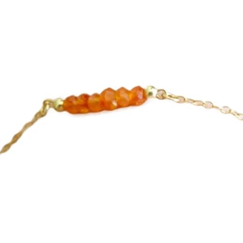Karneol, 3–3,5 mm, runde Form, facettierte Schliffperlen, 17,8 cm, verstellbarer vergoldeter Verschluss, Armband für Männer und Frauen | LK_STACK_01843 Karneol, 3–3,5 mm, runde Form, facettierte Schliffperlen, 17,8 cm, verstellbarer vergoldeter Verschluss, Armband für Männer und Frauen | LK_STACK_01843 von LKBEADS