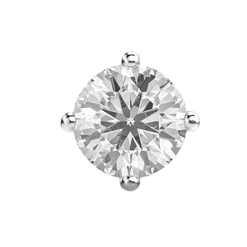 Klassischer runder Herren-Einzelohrstecker aus 925er Sterlingsilber | Vergoldung | Steinzahl: 1 | Edelsteingröße: 1,00–1,49 mm | Gewicht: 1 Karat | Form: rund | 2,78 Gramm | • Luxus • G_00194 Klassischer runder Herren-Einzelohrstecker aus 925er Sterlingsilber | Vergoldung | Steinzahl: 1 | Edelsteingröße: 1,00–1,49 mm | Gewicht: 1 Karat | Form: rund | 2,78 Gramm | • Luxus • G_00194 von LKBEADS