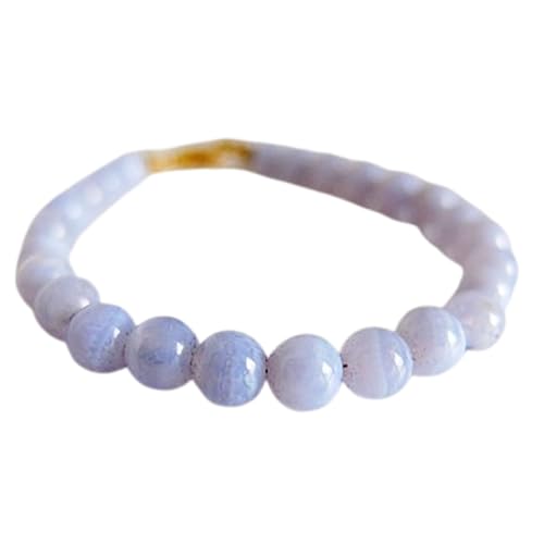 LKBEADS Aqua Chalcedon 8 mm runde Form facettierte Schliffperlen 7 Zoll vergoldeter Verschluss Armband für Männer, Frauen|LK_STACK_00638 LKBEADS Aqua Chalcedon 8 mm runde Form facettierte Schliffperlen 7 Zoll vergoldeter Verschluss Armband für Männer, Frauen|LK_STACK_00638 von LKBEADS