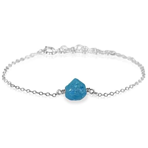 LKBEADS Aquamarin 10 mm ausgefallene Form, glatt geschliffene Perlen, 17,8 cm, versilberter Verschluss, Armband für Männer und Frauen|LK_STACK_00645 LKBEADS Aquamarin 10 mm ausgefallene Form, glatt geschliffene Perlen, 17,8 cm, versilberter Verschluss, Armband für Männer und Frauen|LK_STACK_00645 von LKBEADS
