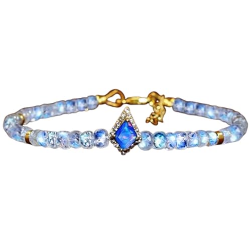 LKBEADS Armband aus äthiopischem Blaufeueropal, 3 mm, Rondellform, facettierte Perlen, 17,8 cm, verstellbarer vergoldeter Verschluss, für Männer und Frauen|LK_STACK_01439 LKBEADS Armband aus äthiopischem Blaufeueropal, 3 mm, Rondellform, facettierte Perlen, 17,8 cm, verstellbarer vergoldeter Verschluss, für Männer und Frauen|LK_STACK_01439 von LKBEADS