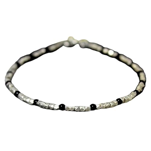 LKBEADS Armband aus schwarzem Onyx, 2 mm, rund, glatt geschliffen, 17,8 cm, versilberter Verschluss, für Männer und Frauen|LK_STACK_01063 LKBEADS Armband aus schwarzem Onyx, 2 mm, rund, glatt geschliffen, 17,8 cm, versilberter Verschluss, für Männer und Frauen|LK_STACK_01063 von LKBEADS