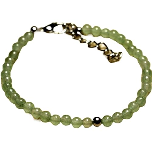 LKBEADS Aventurin-Perlen, rund, 3,5 mm, glatt geschliffen, 17,8 cm, verstellbarer Verschluss aus Roségold, Armband für Männer und Frauen|LK_STACK_00890 LKBEADS Aventurin-Perlen, rund, 3,5 mm, glatt geschliffen, 17,8 cm, verstellbarer Verschluss aus Roségold, Armband für Männer und Frauen|LK_STACK_00890 von LKBEADS