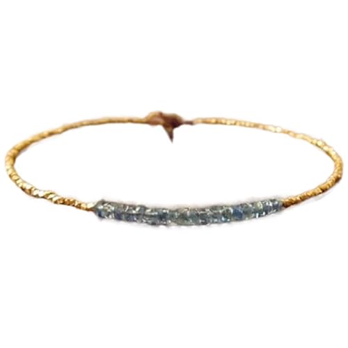 LKBEADS Blauer Saphir, 3–3,5 mm, Rondellform, facettierte Perlen, 17,8 cm, vergoldeter Verschluss, Armband für Männer und Frauen|LK_STACK_01560 LKBEADS Blauer Saphir, 3–3,5 mm, Rondellform, facettierte Perlen, 17,8 cm, vergoldeter Verschluss, Armband für Männer und Frauen|LK_STACK_01560 von LKBEADS