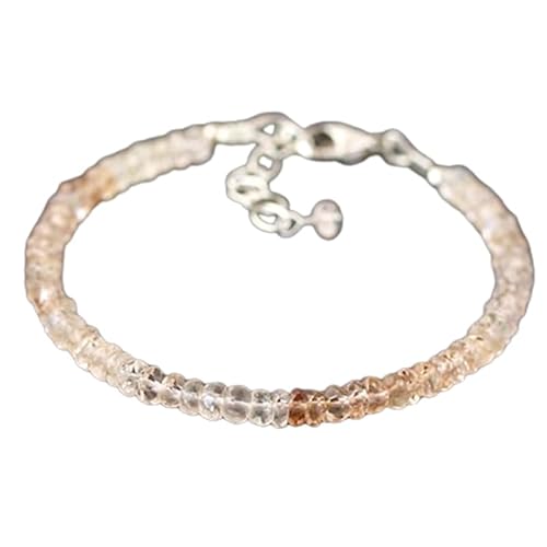 LKBEADS Imperial Topaz 3,5 mm Rondellform Facettenschliffperlen 7 Zoll verstellbares Armband mit versilbertem Verschluss für Männer und Frauen|LK_STACK_03802 LKBEADS Imperial Topaz 3,5 mm Rondellform Facettenschliffperlen 7 Zoll verstellbares Armband mit versilbertem Verschluss für Männer und Frauen|LK_STACK_03802 von LKBEADS