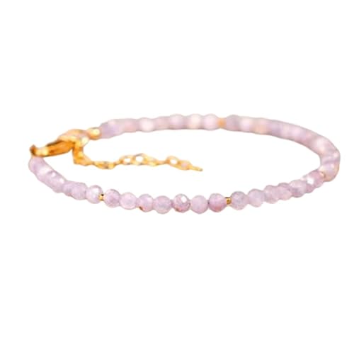 LKBEADS Kunzit 3 mm Rondellform facettierte Schliffperlen 7 Zoll verstellbarer vergoldeter Verschluss Armband für Männer, Frauen|LK_STACK_03940 LKBEADS Kunzit 3 mm Rondellform facettierte Schliffperlen 7 Zoll verstellbarer vergoldeter Verschluss Armband für Männer, Frauen|LK_STACK_03940 von LKBEADS