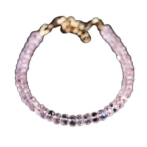 LKBEADS Morganit 4–4,5 mm Rondellform, facettierte Perlen, 17,8 cm, verstellbarer Verschluss aus Roségold, für Männer und Frauen|LK_STACK_04694 LKBEADS Morganit 4–4,5 mm Rondellform, facettierte Perlen, 17,8 cm, verstellbarer Verschluss aus Roségold, für Männer und Frauen|LK_STACK_04694 von LKBEADS
