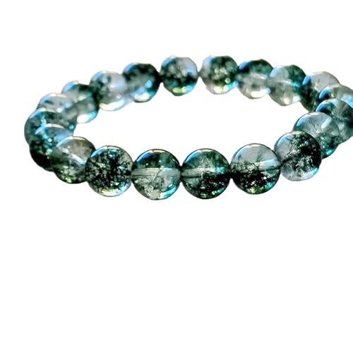 LKBEADS Natural Green Phantom Ghost Quartz 8mm rondelle smooth 7inch Semi-Precious Gemstones Beaded Bracelets for Men Women Healing Crystal Stretch Beaded Bracelet Unisex LKBEADS Natural Green Phantom Ghost Quartz 8mm rondelle smooth 7inch Semi-Precious Gemstones Beaded Bracelets for Men Women Healing Crystal Stretch Beaded Bracelet Unisex von LKBEADS