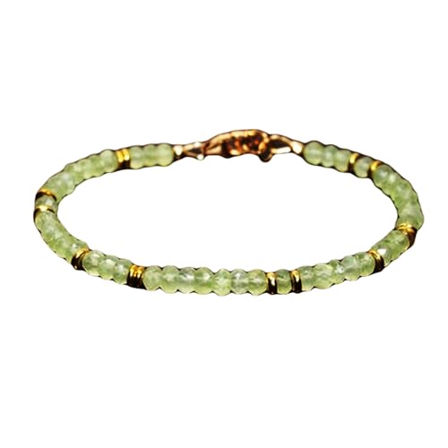 LKBEADS Prehnit 3,5 mm Rondellform facettierte Schliffperlen 7 Zoll verstellbarer vergoldeter Verschluss Armband für Männer, Frauen|LK_STACK_05569 LKBEADS Prehnit 3,5 mm Rondellform facettierte Schliffperlen 7 Zoll verstellbarer vergoldeter Verschluss Armband für Männer, Frauen|LK_STACK_05569 von LKBEADS