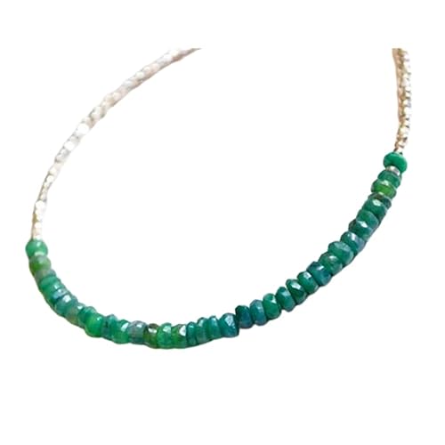 LKBEADS Smaragd 3,5 mm Rondellform facettierte Schliffperlen 7 Zoll versilberter Verschluss Armband für Männer, Frauen|LK_STACK_02426 LKBEADS Smaragd 3,5 mm Rondellform facettierte Schliffperlen 7 Zoll versilberter Verschluss Armband für Männer, Frauen|LK_STACK_02426 von LKBEADS