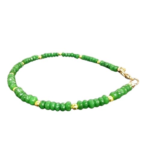 LKBEADS Smaragd 3–3,5 mm Rondellform Glattschliffperlen 7 Zoll vergoldeter Verschluss Armband für Männer, Frauen|LK_STACK_02471 LKBEADS Smaragd 3–3,5 mm Rondellform Glattschliffperlen 7 Zoll vergoldeter Verschluss Armband für Männer, Frauen|LK_STACK_02471 von LKBEADS