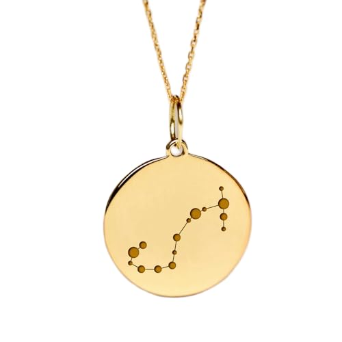 LKBEADS aus 925er Sterlingsilber| 22–24 mm| 45|7 cm Kette| zierlicher handgefertigt| vergoldet| L_02224 von LKBEADS