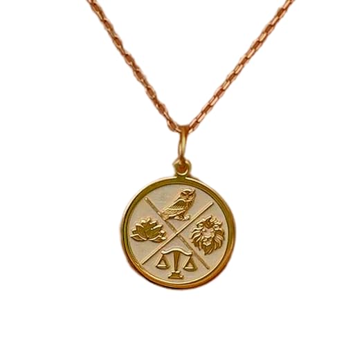 LKBEADS halskette aus 925er Sterlingsilber| 24 mm| 45|7 cm Kette| Phönix-| Phönix-| zierlicher Phönix| Phönix-Vogel-| Adler-| Damen| vergoldet| handgefertigt| L_01454 von LKBEADS