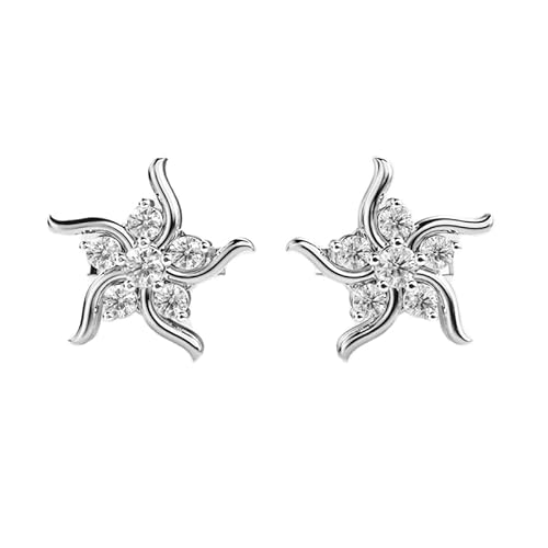 Ohrstecker „Feuer und Flamme“ aus 925er Sterlingsilber | Roségold-Beschichtung | Anzahl der Steine: 12 | Edelsteingröße: 0,01–0,07 mm | Gewicht: 0,14 Karat | Form: rund | 0,928 Gramm | LKE_R_00033 von LKBEADS