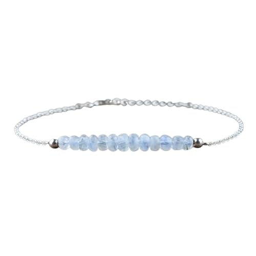 Regenbogen-Mondstein, 3–3,5 mm, Rondellform, facettierte Perlen, 17,8 cm, versilberter Verschluss, Armband für Männer und Frauen | LK_STACK_05668 Regenbogen-Mondstein, 3–3,5 mm, Rondellform, facettierte Perlen, 17,8 cm, versilberter Verschluss, Armband für Männer und Frauen | LK_STACK_05668 von LKBEADS