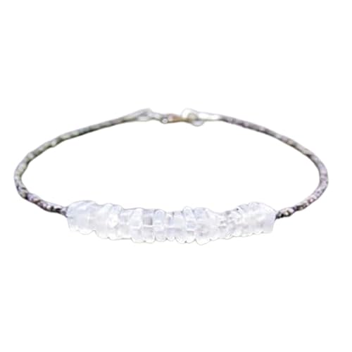 Regenbogen-Mondstein, 4 mm, Heishi-Perlen in quadratischer Form, facettiert, geschliffen, 17,8 cm, versilberter Verschluss, Armband für Männer und Frauen | LK_STACK_05625 Regenbogen-Mondstein, 4 mm, Heishi-Perlen in quadratischer Form, facettiert, geschliffen, 17,8 cm, versilberter Verschluss, Armband für Männer und Frauen | LK_STACK_05625 von LKBEADS