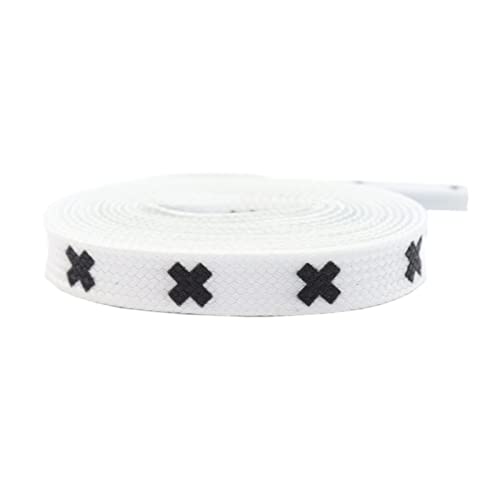 LKDCNUP Schnürsenkel für Turnschuhe, Schnürsenkel, 8 mm, schwarz-weiß, Schnürsenkel for Herren und Damen, Turnschuhe, Canvas-Kordeln, breite Seile LKDCNUP Schnürsenkel für Turnschuhe, Schnürsenkel, 8 mm, schwarz-weiß, Schnürsenkel for Herren und Damen, Turnschuhe, Canvas-Kordeln, breite Seile von LKDCNUP